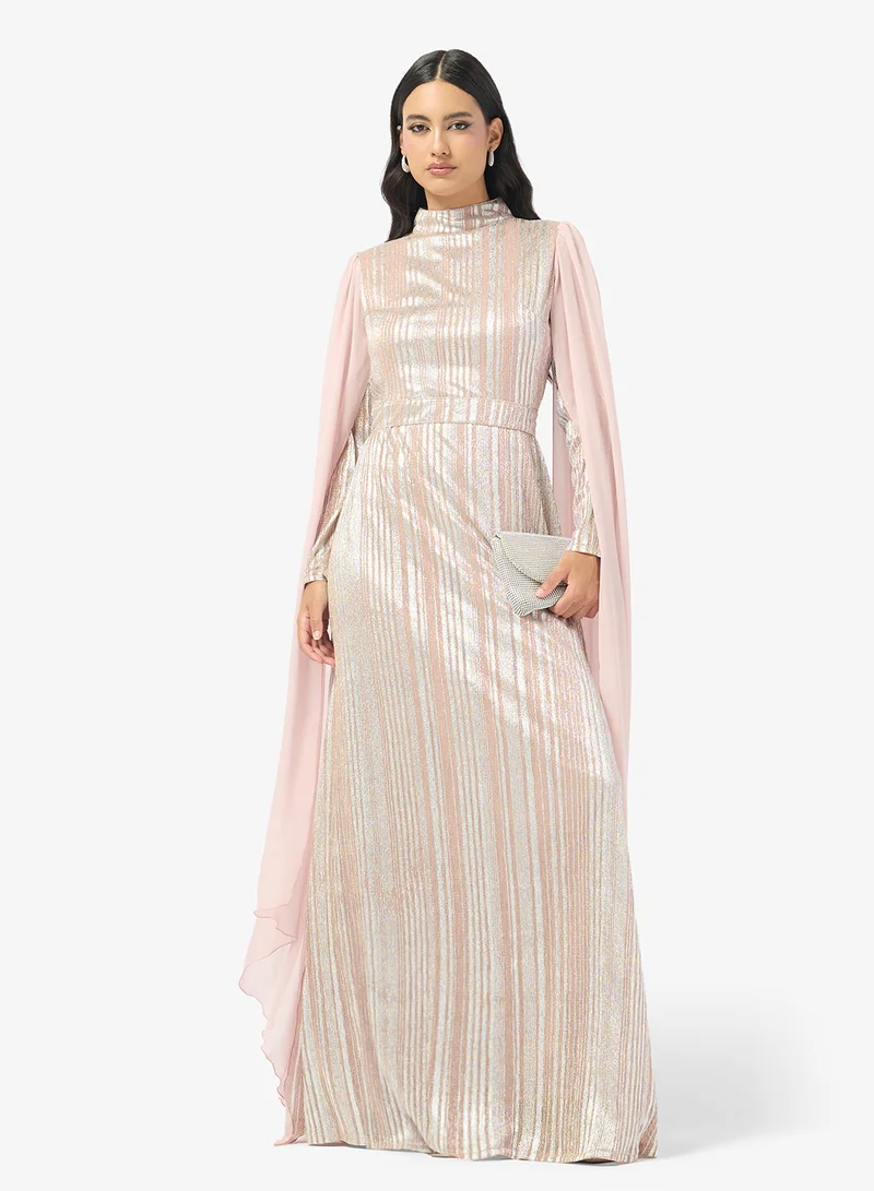 Golden Apple  Split Sleeves Maxi Dress for Women | Best Price UAE