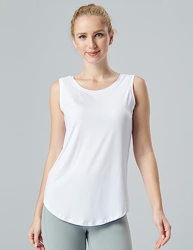 Liberty Pro 5 Pack Wide Straps Womens Workout Tank Tops Athletic Sleeveless Shirts for Women Ladies Exercise Tops for Yoga Tennis Set 1 Large - Image 3