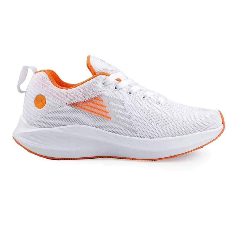 Bacca Bucci White Orange PROWL High-Performance Running and Training Shoes for Women | Best Price UAE