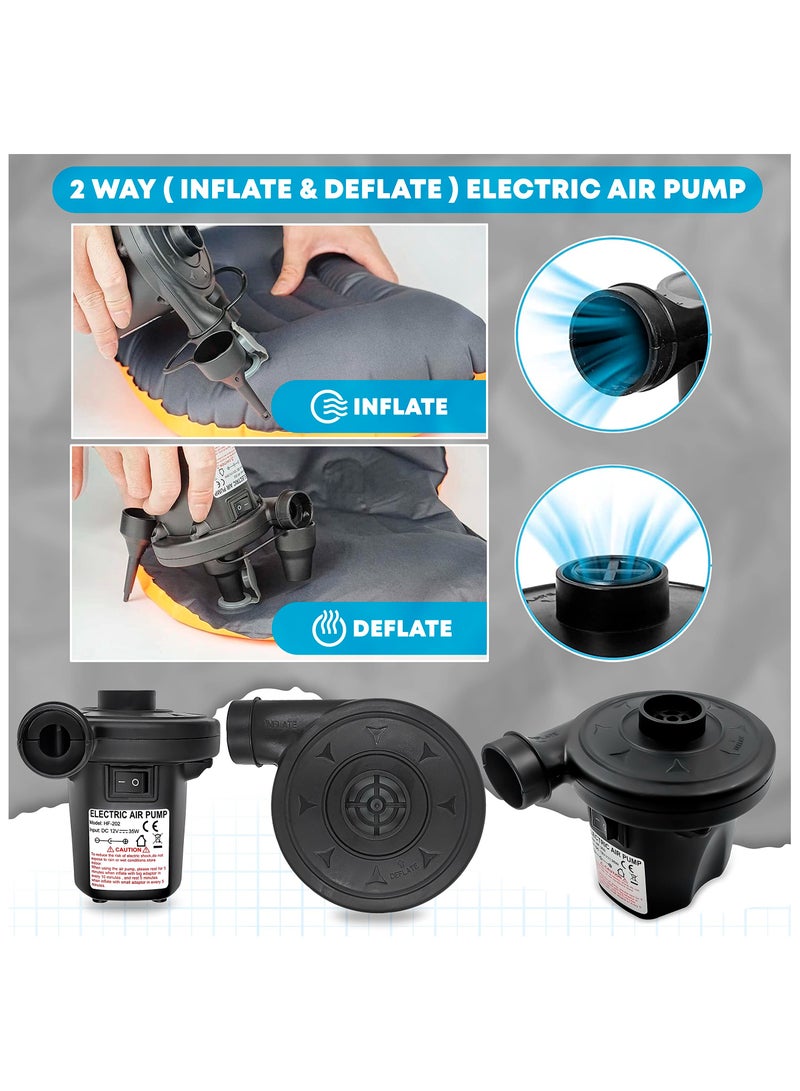 Portable Electric Air Pump, Electric Pump, Air Mattress Pump for Boat Air Mattress Sofa Pool Toy - Image 3