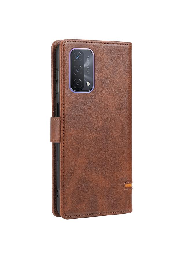 S-TOP Case For OPPO A54 5G / A74 5G / A93 5G Classic Wallet Flip Leather Phone Case - Image 3