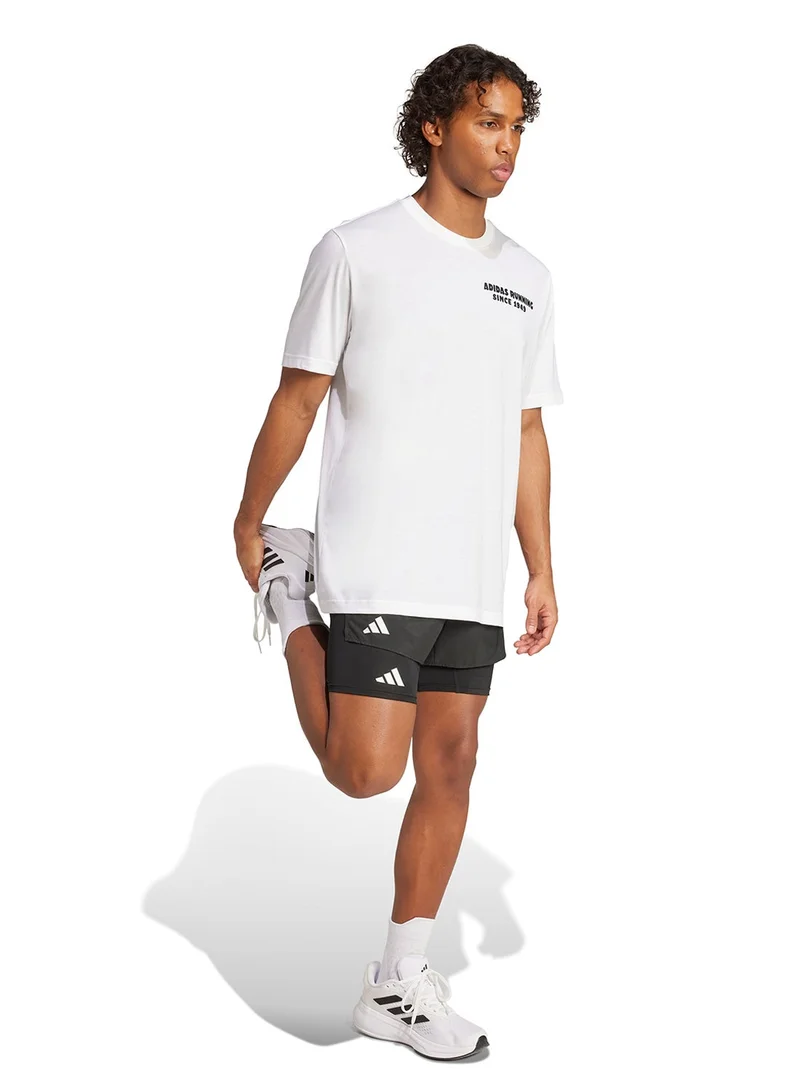 Adidas Running Tacos Later Graphic T-Shirt