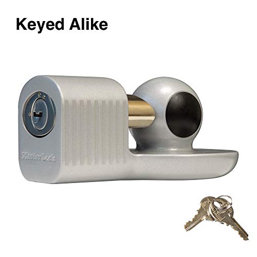 Master Lock Trailer Hitch Lock, Fits 1-7/8 in., 2 in., and Most 2-5/16 in. Trailer Couplers, Weather Resistant Automotive Hitch Lock with Keys, 377KA - Image 2
