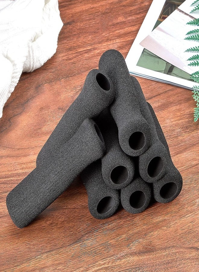Timtin Foam Cane Handle Grip Replacement Offset Walking Hand Foam Handle for Bicycle Handlebars 4.53 x 0.98 x 0.98 Inch, Black(2 Pieces) - Image 3