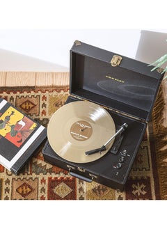 Crosley Crosley CR6253B-BK Anthology Vintage 3-Speed Bluetooth in/Out Suitcase Turntable Black  - Image 2