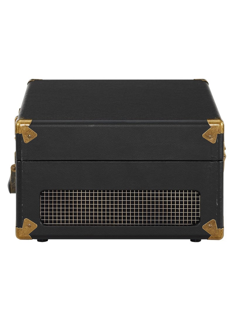 Crosley Crosley CR6253B-BK Anthology Vintage 3-Speed Bluetooth in/Out Suitcase Turntable Black  - Image 4