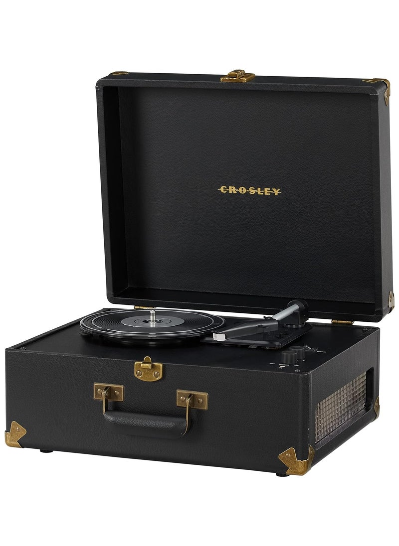 Crosley Crosley CR6253B-BK Anthology Vintage 3-Speed Bluetooth in/Out Suitcase Turntable Black  - Image 5