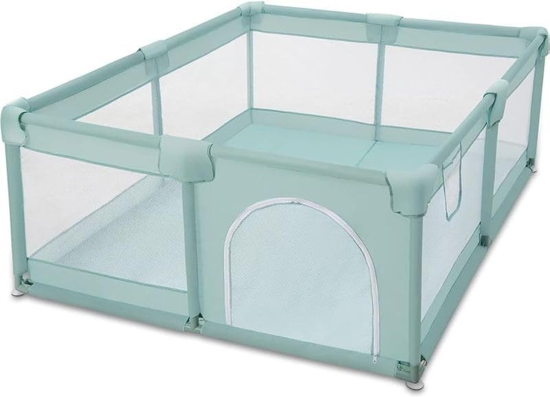 Dreeba Children's Playpen With balls and Handrails - 150 * 120 * 65 cm - BL-13-a Green - Image 1
