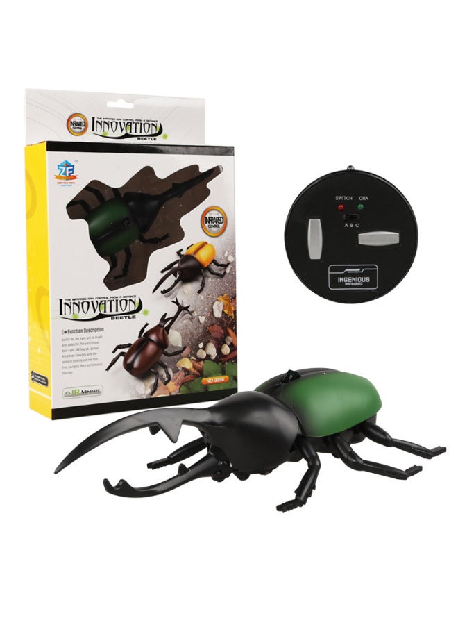 Novel Trick Toy Simulation Insect Remote Control Naruto Realistic Beetle Children Model Toy-Color:Naruto-Black - Image 4