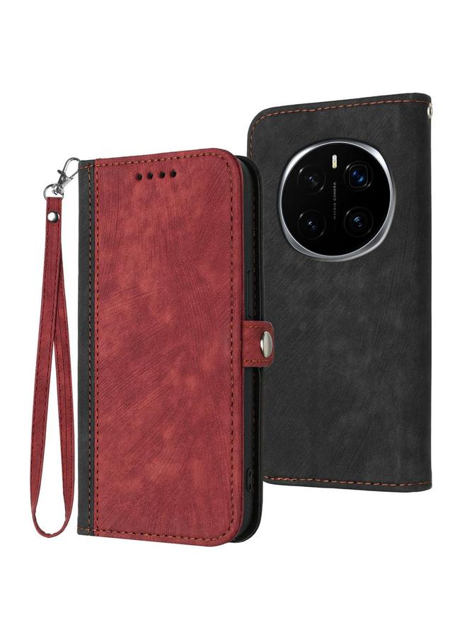 جرين تايجر جراب هاتف جلدي مع إبزيم جانبي وحزام يد مزدوج الطي لهاتف Honor Magic7 Pro - Image 1