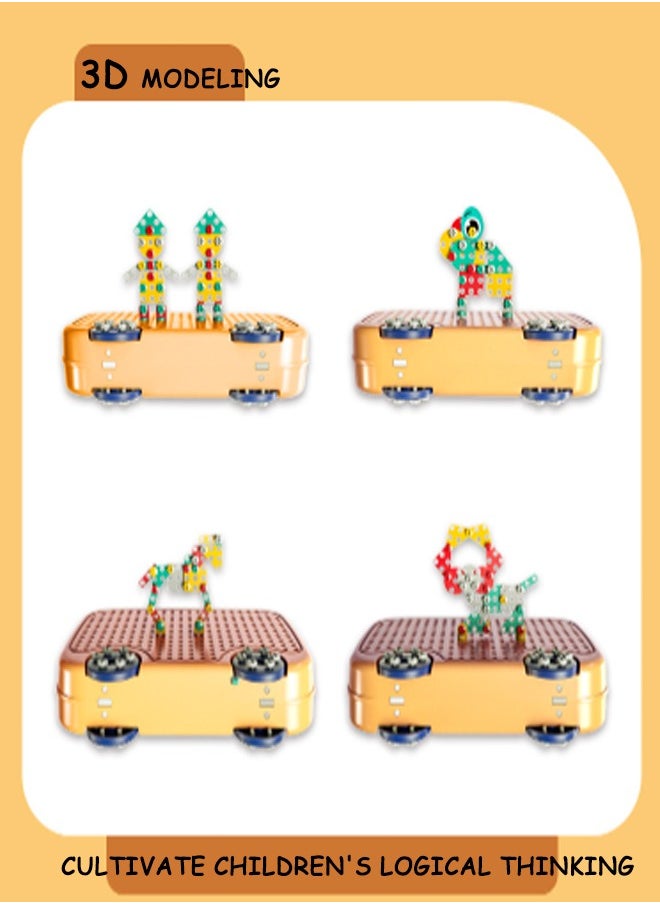 Generic - Children'S Screw Toys, 224-Piece Drill Toys, Drill And Screwdriver Sets, Children'S Building Blocks, Building Block Games, Children'S Screw-Twisting Educational Toys, Simulation Electric Repair Toys - Image 1