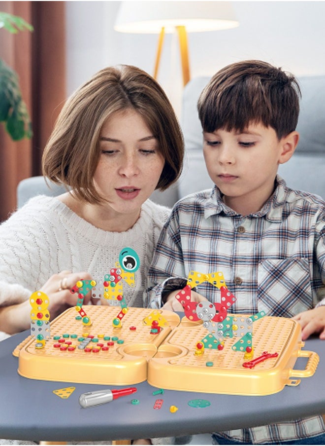 Generic - Children'S Screw Toys, 224-Piece Drill Toys, Drill And Screwdriver Sets, Children'S Building Blocks, Building Block Games, Children'S Screw-Twisting Educational Toys, Simulation Electric Repair Toys - Image 1
