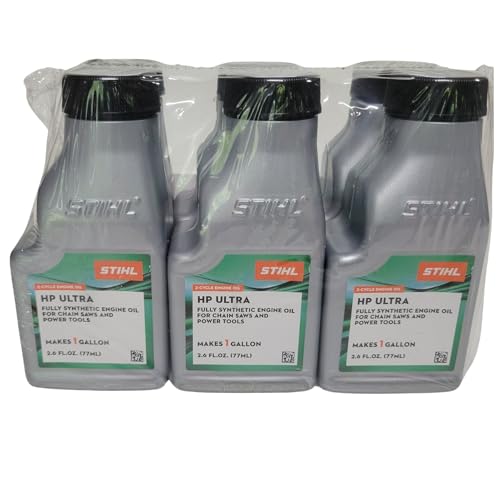 STIHL زيت محرك عالي الأداء 2 دورة 26 أونصة من STIHL 0781 313 8002 6 عبوات - Image 3