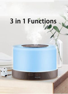 Arabest 500ml Ultrasonic Air Humidifier, Essential Oil Diffuser, 7-color LED Light with Remote Control, Timing Setting, Suitable for Home/Office/Study  - Image 4