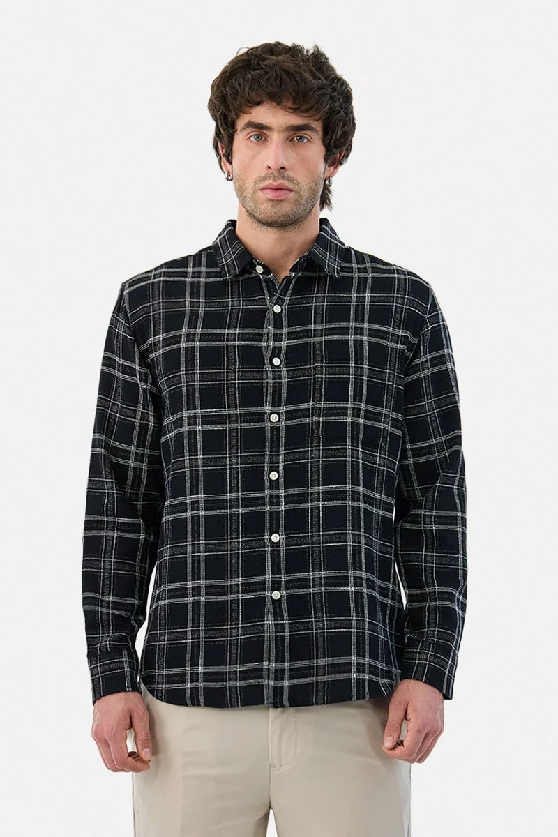 سنيتش Regular Fit Checks Shirt