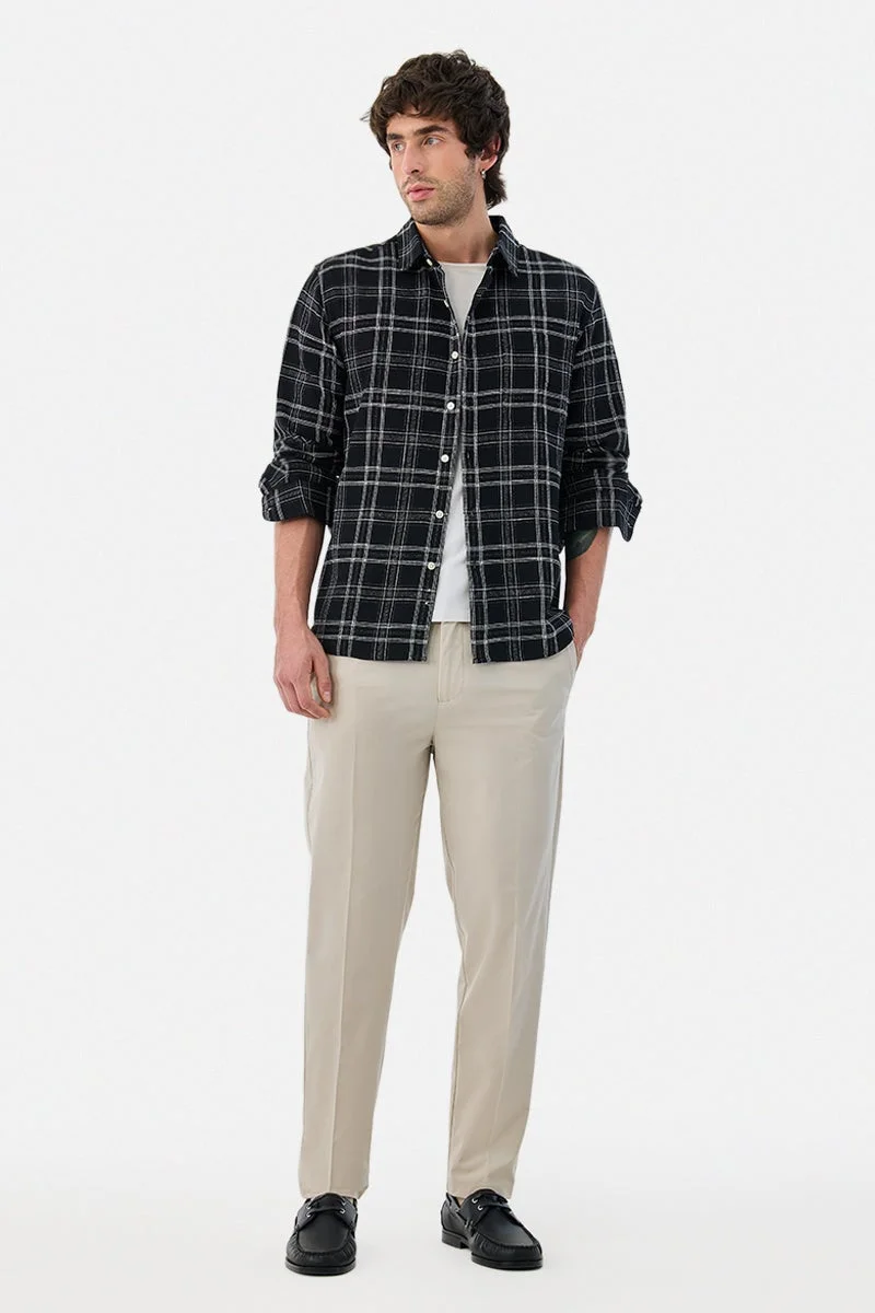 سنيتش Regular Fit Checks Shirt