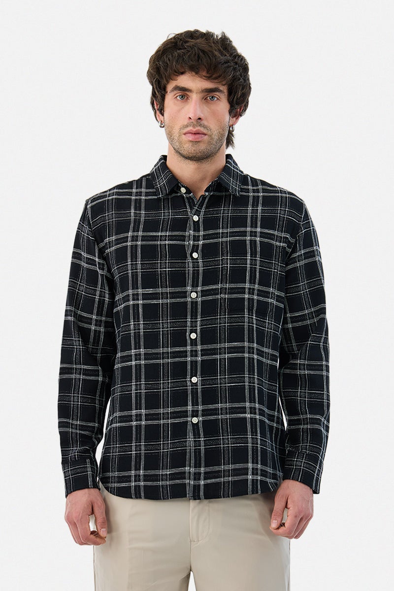 SNITCH Regular Fit Checks Shirt - Image 4