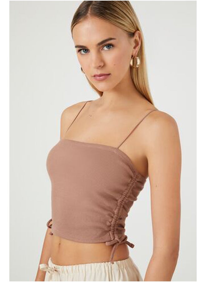 FOREVER 21 - Ribbed Knit Cropped Cami - Image 1