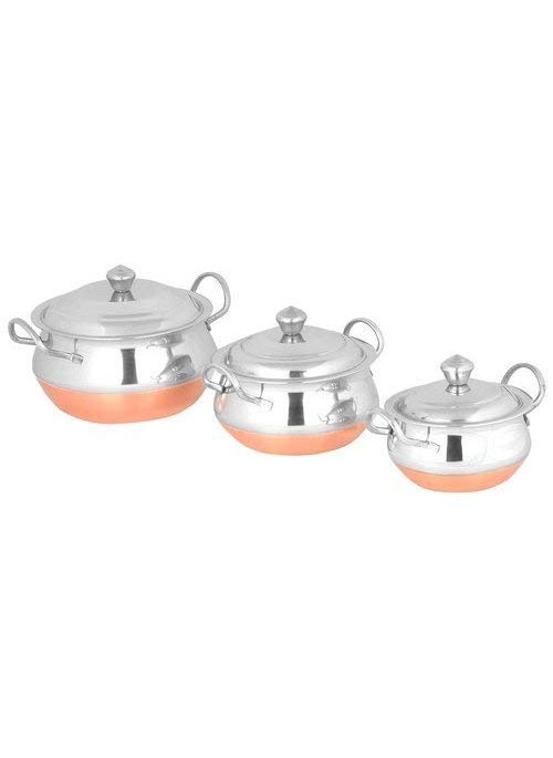 Kmart - Kmart 3 pcs Copper bottam Dish Set - Image 1