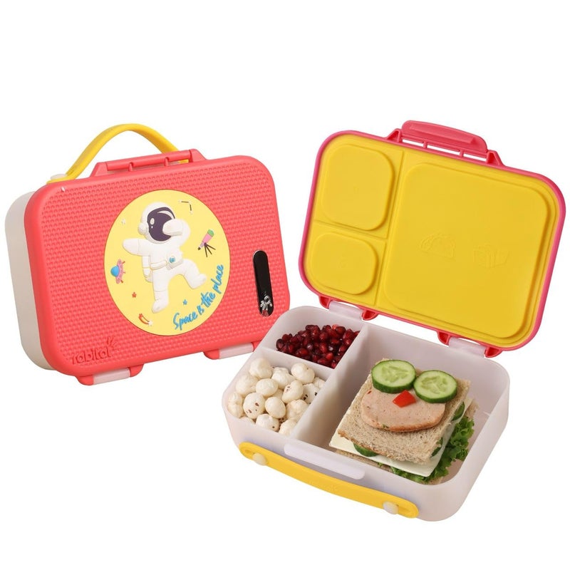 Rabitat MUNCHBEE Bento Lunch Box Shyguy | 2 Years Brand Warranty | Tiffin Box for School Kids | Lunch Box for Kids Boys | Tiffin Box for School | ISI Certified | 1000 ml - Image 1