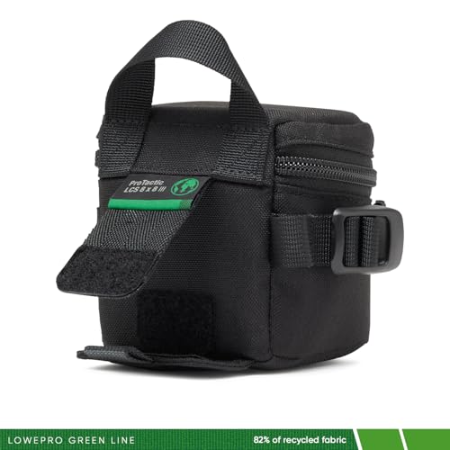 Lowepro ProTactic LCS 8 x 8 III Camera Lens Case, Camera Lens Pouch Bag, fits 50mm F/1.8, for DSLR and Mirrorless Cameras, Vol-0.3L Dim: 3.15x3.15x3.15in, Camera Bag, for Photographer/Videographer - Image 5