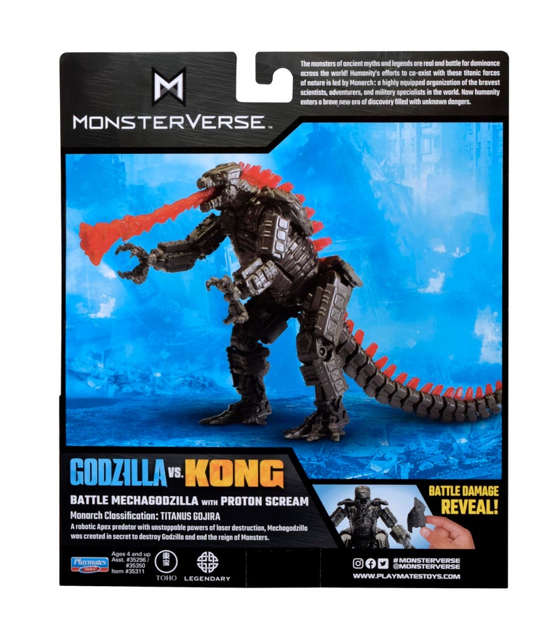 Monsterverse Godzilla vs Kong MonsterVerse Movie Series 6-inch Action Figure Battle Mechagodzilla with Proton Scream - Image 2