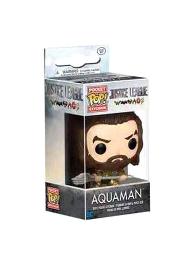 NIBEMINENT Pop! Dc Comics Aquaman Figure Toy Keychain Beige/Gold/Brown - Image 2