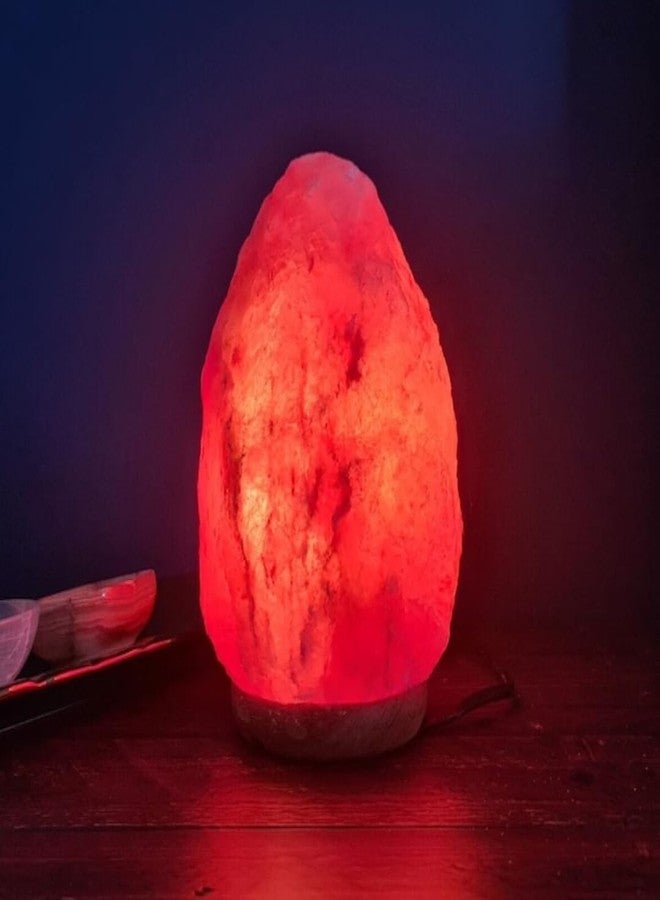 Crystal Divine Himalayan Salt Lamp 2/3 kg Rock Salt Lamp for Positive Energy Natural Salt Lamp Himalayan Salt Lamp for Air Purifier Home Decor Items & Decorative Items Salt Rock Lamp Pink Salt Lamp - Image 2