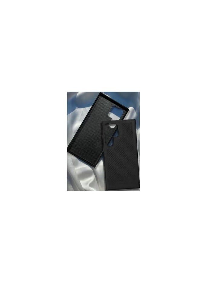 CATANES Samsung Galaxy S24 Ultra Case Anti-slip Textured Design Scratch Resistant Shock Absorbing Case Cover Black - Image 2