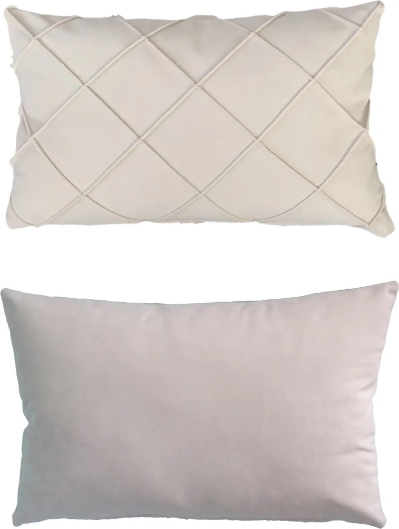 Nisahometeks Stain Resistant Erasable Quilted Throw Pillow Case