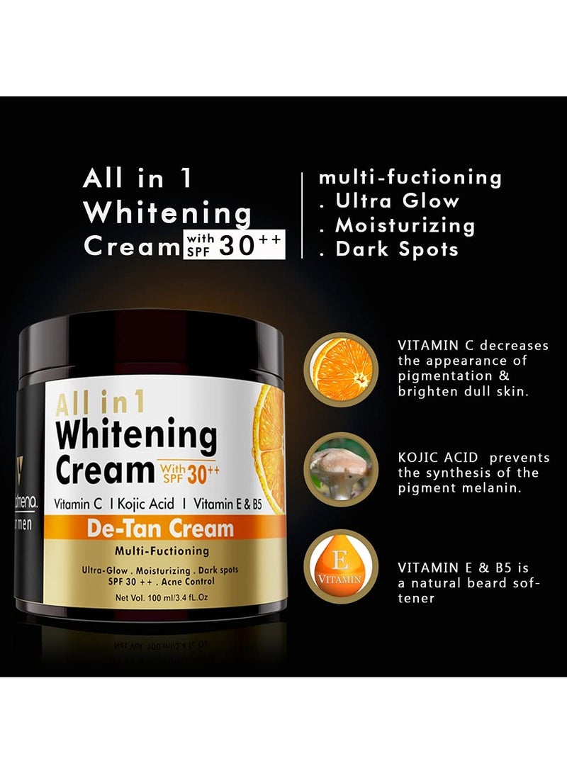 VOLAMENA WITH DEVICE All in 1 men Whitening Face Cream with goodness of Vitamin C 100ml - Image 4