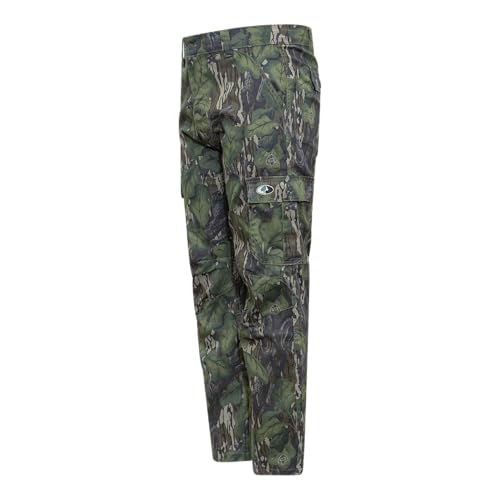 Mossy Oak Men's Cotton Mill Camo Hunting Pants, Medium, Full Foliage - Image 1