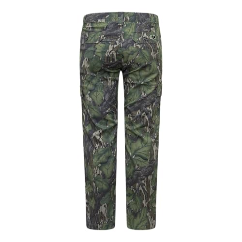 Mossy Oak Men's Cotton Mill Camo Hunting Pants, Medium, Full Foliage - Image 2
