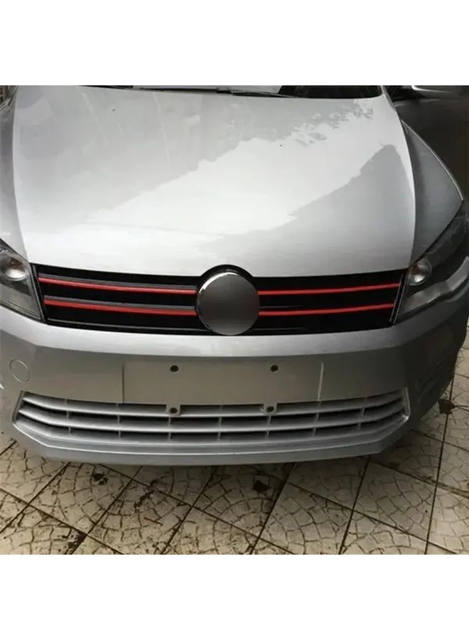 Red Reflective Car Sticker Strip For Front Hood Grille Decoration Fit VW Golf 6 7 - Image 5