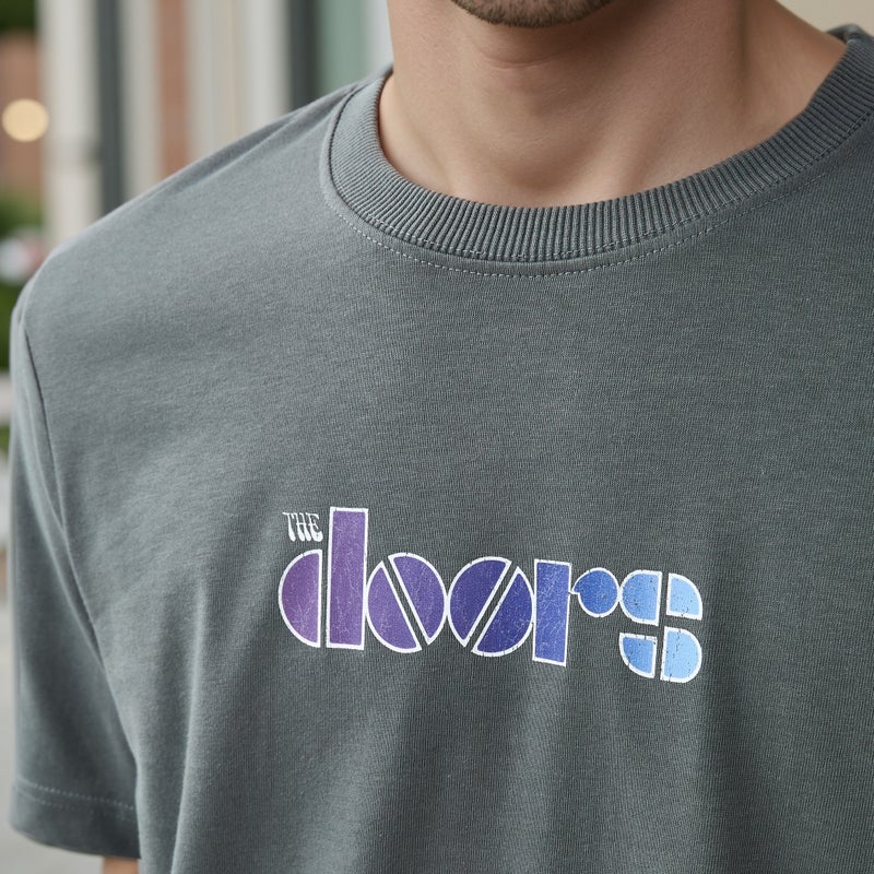 سبلاش فيڤ تيشيرت بطبعة الأبواب - Image 4