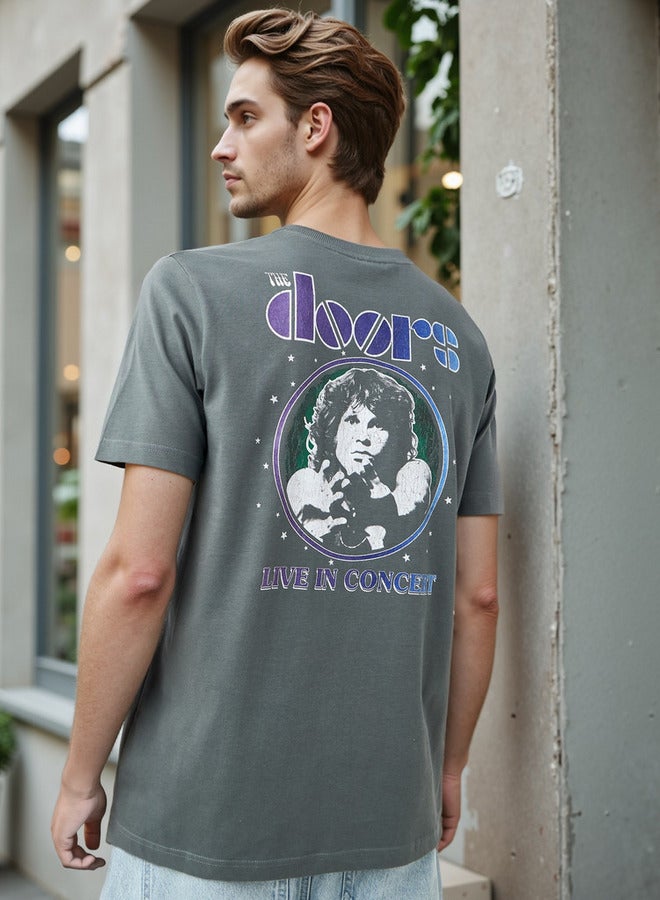 سبلاش فيڤ تيشيرت بطبعة الأبواب - Image 1