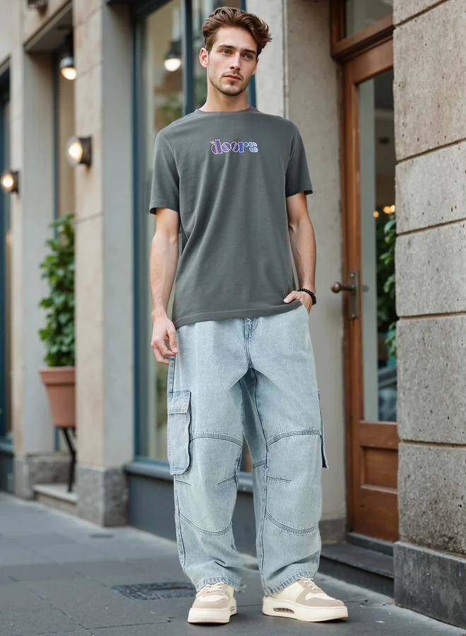 سبلاش فيڤ تيشيرت بطبعة الأبواب