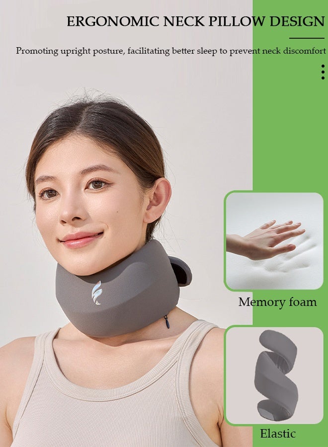 DUNISO Neck Protector for Neck Pain and Support, Memory Cotton Cervical Collar for Vertebrae Aligns and Stabilizes Spine, Adjustable Neck Support Brace for Spinal Pain and Pressure Relief - Image 5