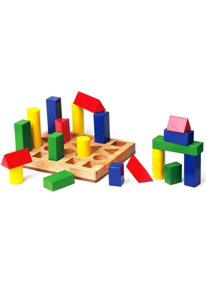 Generic - Vega is a wooden sequence cube toy in the form of an early development activity for children- DH-362-12 - Image 1