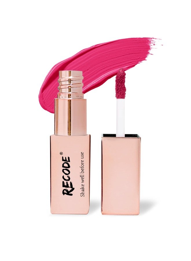 Recode 06| All About Gloss |Gloss Fix Glossy Transfer Proof Liquid Lipstick - 06 Titanium - 3 ML - Image 1