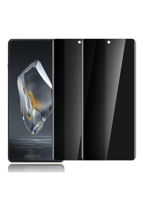 Oneplus 12R Privacy Screen Protector Anti-Spy 9H Full Edge Coverage Tempered Glass Film Bubble Free Anti-Scratch Privacy Screen protector For Oneplus 12R