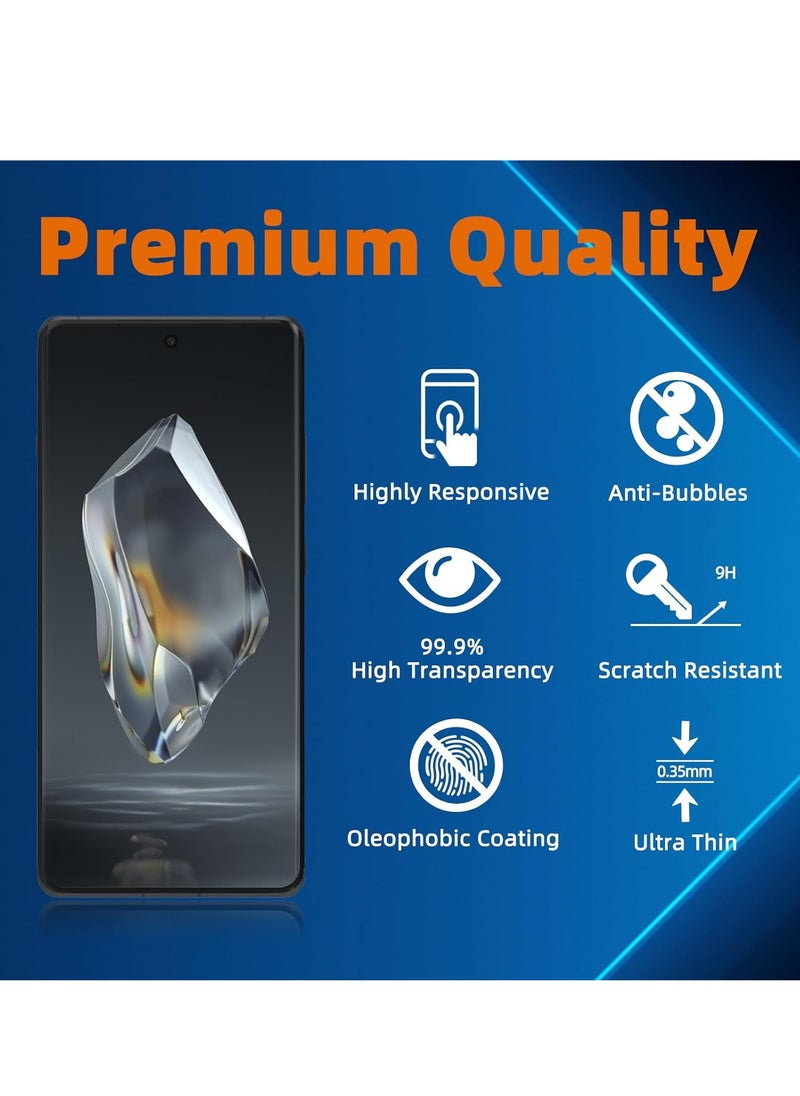 Oneplus 12R Privacy Screen Protector Anti-Spy 9H Full Edge Coverage Tempered Glass Film Bubble Free Anti-Scratch Privacy Screen protector For Oneplus 12R