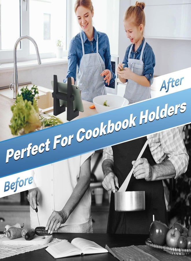 DEBETOOL Wooden Plate Stand for Display - 8.8 Inch Wooden Picture Frame Holder Decorative Tabletop Easel for Plates, Photos, Recipes | Solid Wood Durable & Space-Saving Design - Image 3