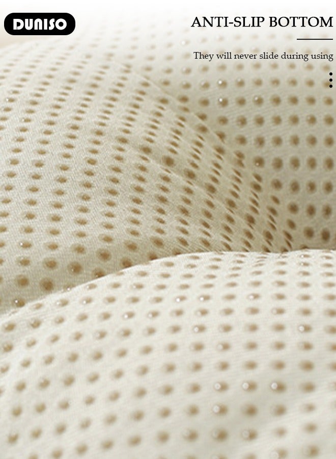 DUNISO Chair Pads Seat Cushion with Ties, Square Floor Chair Seat Pads,Chair Cushions for Sitting,Yoga, Pooja, Meditation,Solid Thicken Comfortable Seat Cushion,Floor Cushion Reading Cushion Pad for Office Home Living Room - Image 5