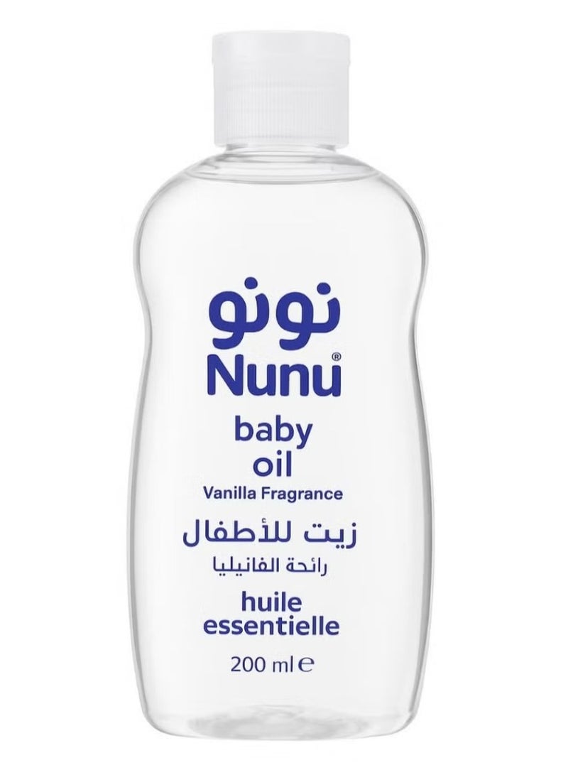 نونو زيت نونو للأطفال برائحة الفانيليا العطرية - 200 مل