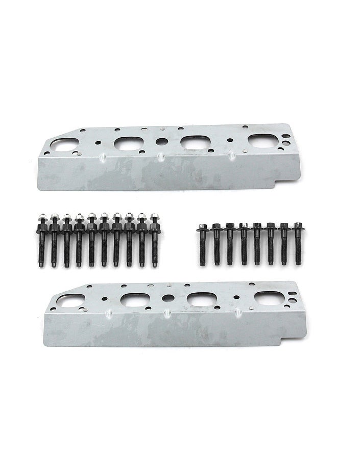 Generic - Exhaust Manifold Gasket Sets and Bolts Nuts Replacement for Dodge 2009-2020 5.7L V8 Engines - Image 1