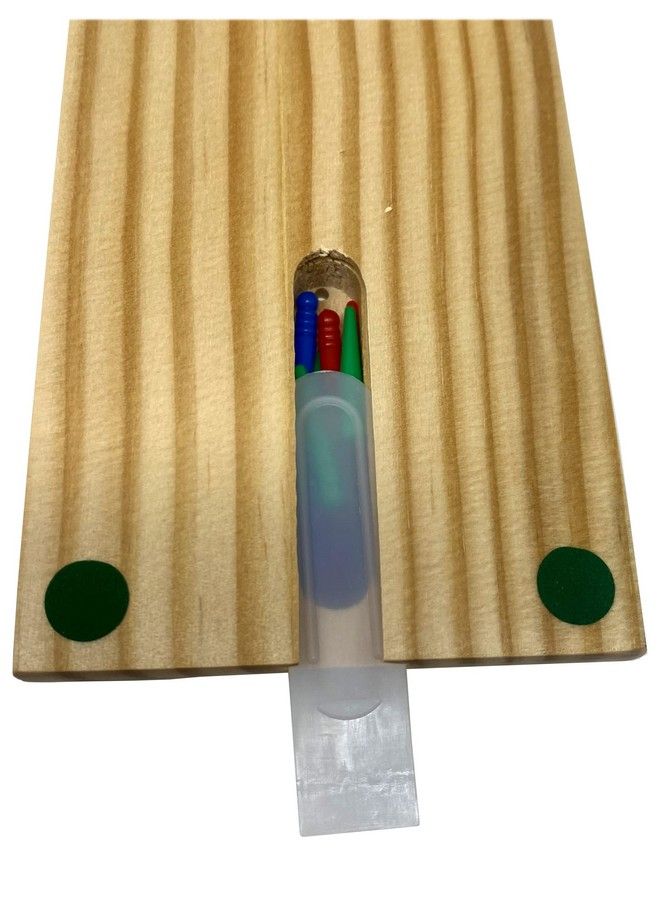 Regal Games Cribbage Board Fun Familyfriendly Board Game Includes Natural Wood Game Board (11" X 4.5" X 2.75") 6 Multicolored Pegs Ideal For 24 Players Ages 8+ - Image 5