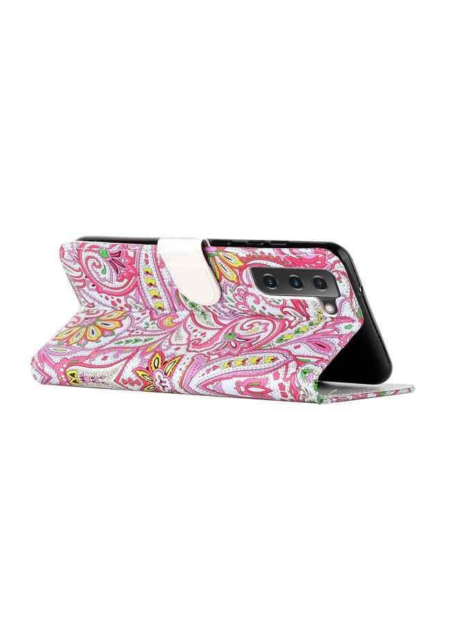 اس-توب جراب لهاتف Samsung Galaxy S22 5G من جلد البولي يوريثان بنقشة زيتية - Image 5