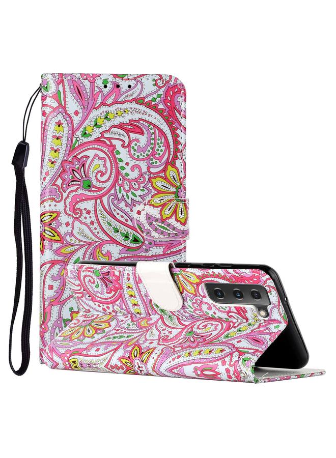 اس-توب جراب لهاتف Samsung Galaxy S22 5G من جلد البولي يوريثان بنقشة زيتية - Image 1