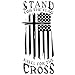 eDesign Stand for The Flag Kneel for The Cross Sticker Decal Vinyl 5 Inches Premium Vinyl Sticker for Cars Trucks Laptops and More Weatherproof and Durable 2Pack Black - Image 2
